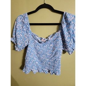SO Floral Crop Top Large